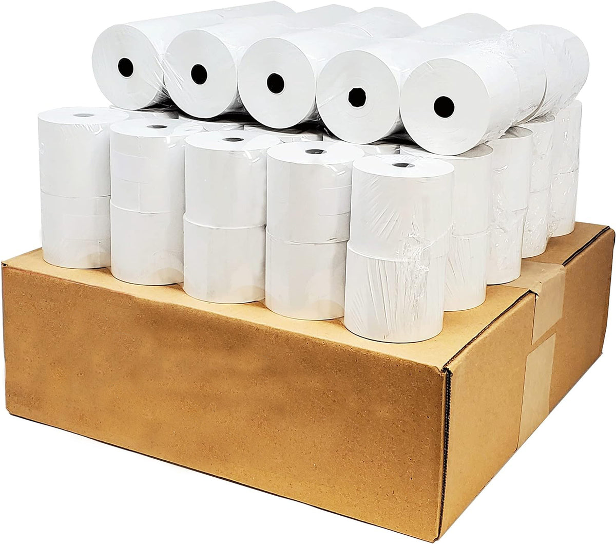 2 1/4 x 85' BPA-Free Thermal Receipt Paper Rolls 50 Rolls – Pony Packaging