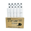 Rollos de papel térmico para recibos de tarjetas de crédito de 2-1/4