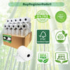 Papel térmico sin fenol (50 rollos) Rollos de recibos de 3 1/8 x 230 (sin BPS) compatibles con todas las impresoras de caja registradora Clover POS, Star Micronics TSP100 y más 