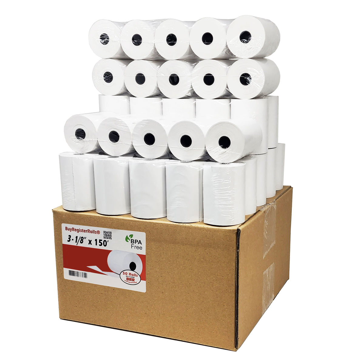 3 1/8 x 119 thermal paper roll 50 pack fd 100 thermal paper