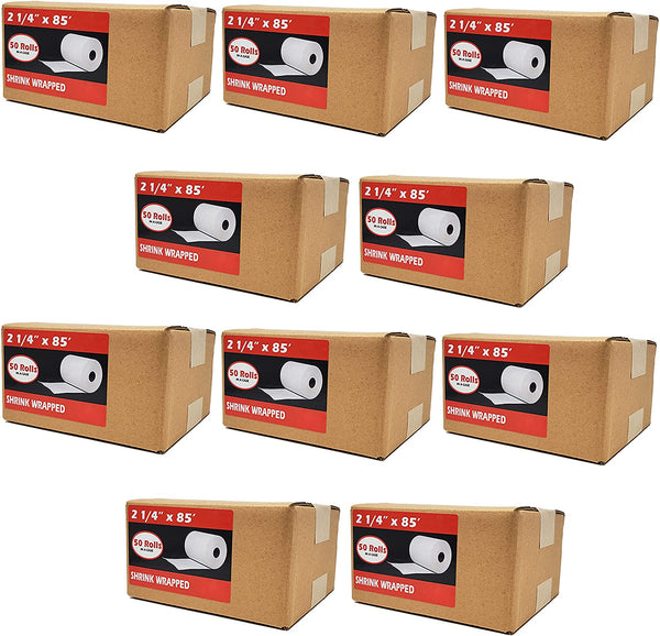 Papel Termico De 2 1/4 Pulgadas X 85 Pies, Rollos De Papel D