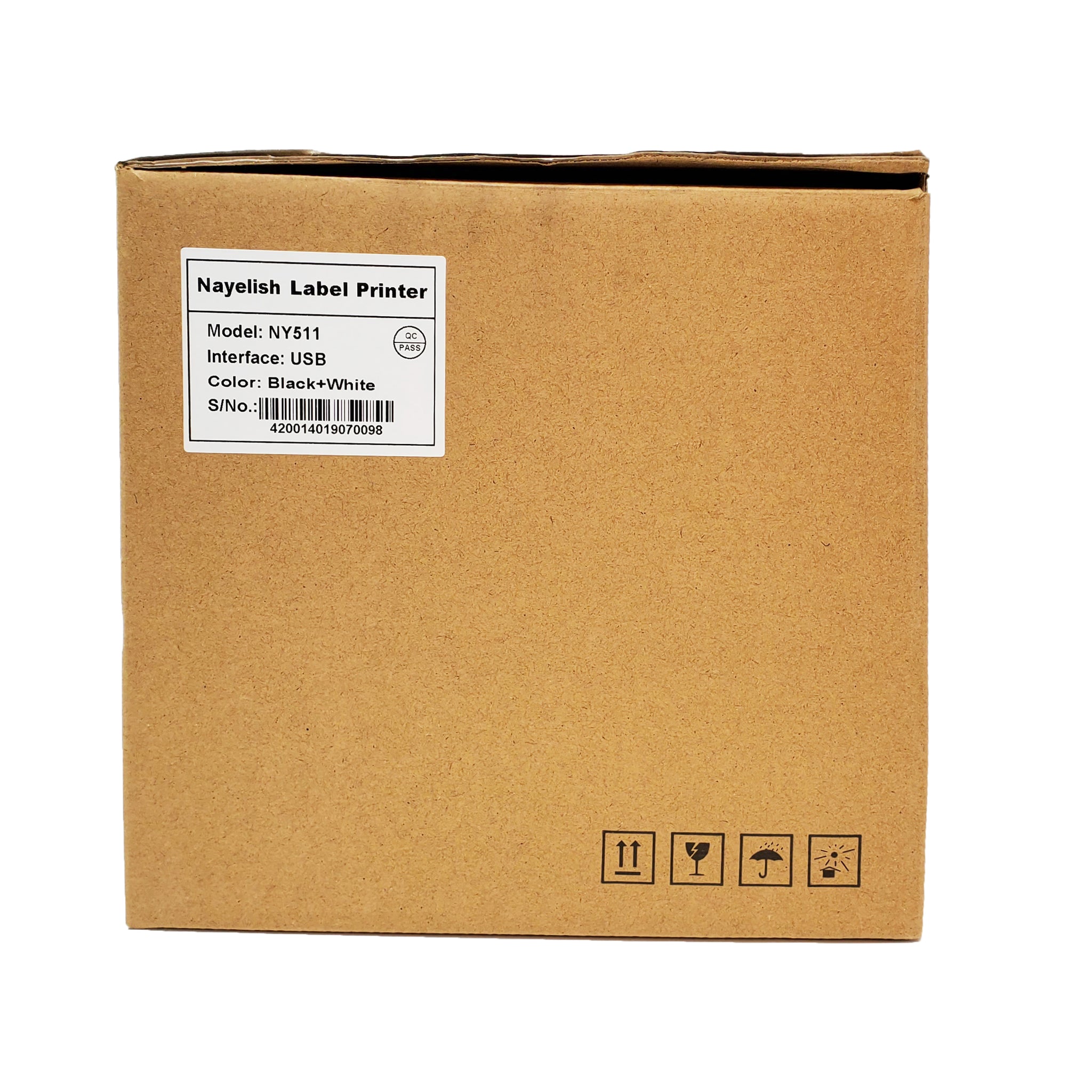 Nayelish 4 x 6 Shipping Label Printer / Thermal Barcode Printer (White)