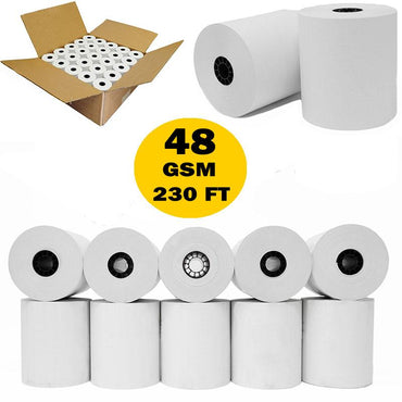 3 x 65' 3-Ply White/Canary/Pink Carbonless Kitchen Printer Paper ( 10 –  BRR PRIME